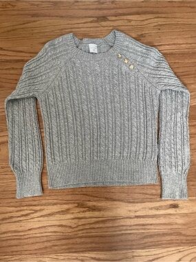 Abercrombie Kids Class Cable-Knit Crewneck Sweater size 13/14